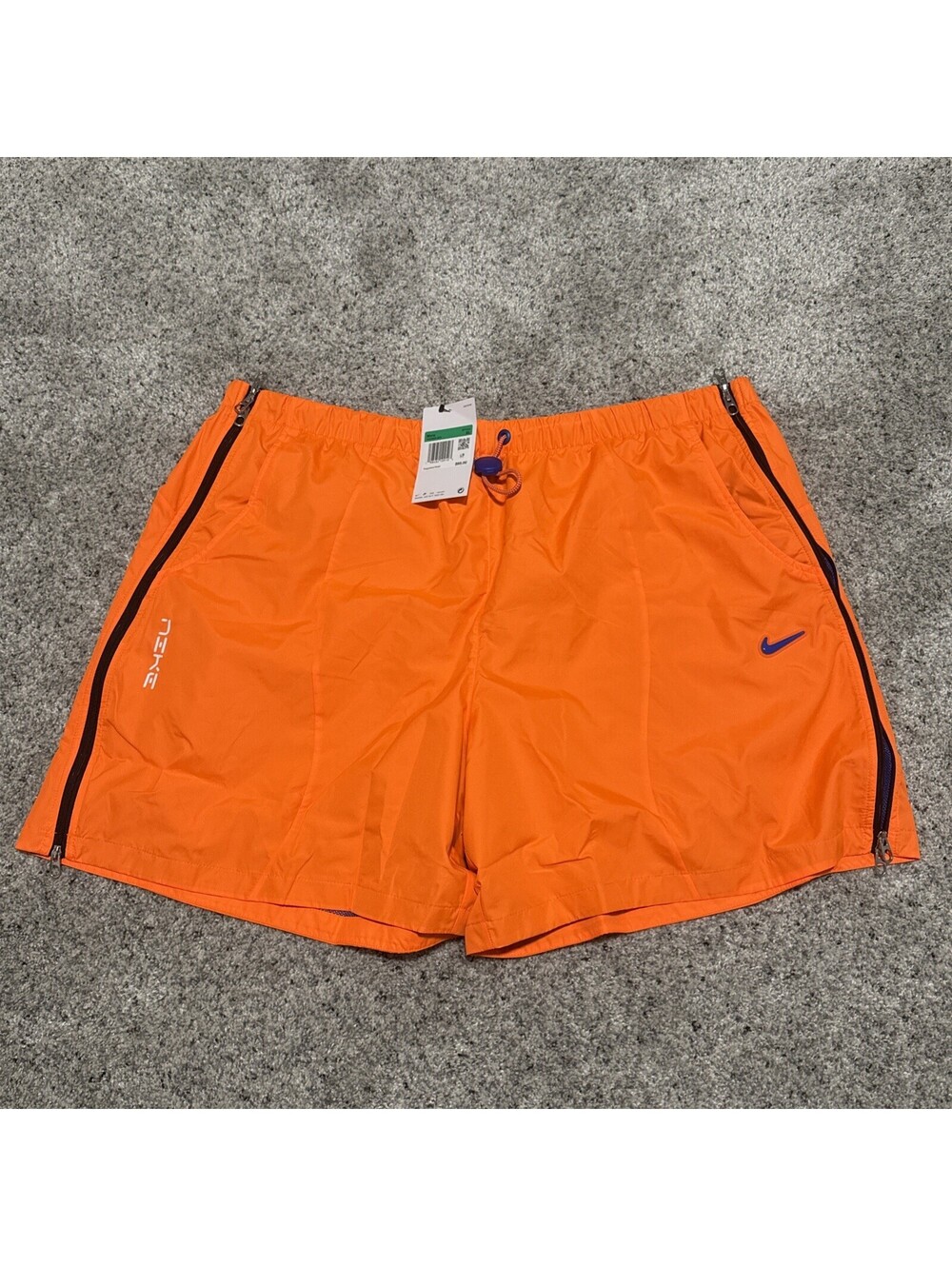Nike Project F. R.O. G. Shorts Men's XL Orange Mesh Lined Drawstring HV0903-803